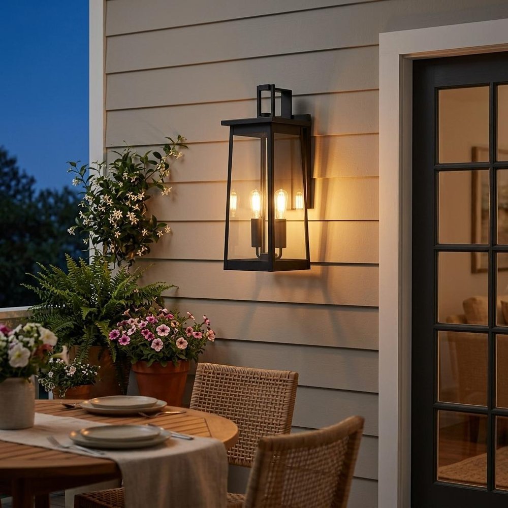 Alden 2-Light Matte Black Wall Light — view 8