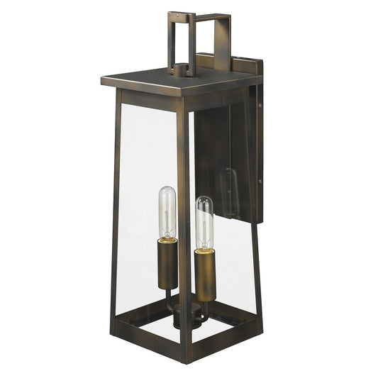 Alden 2-Light Oil-Rubbed Bronze Wall Light HomeRoots