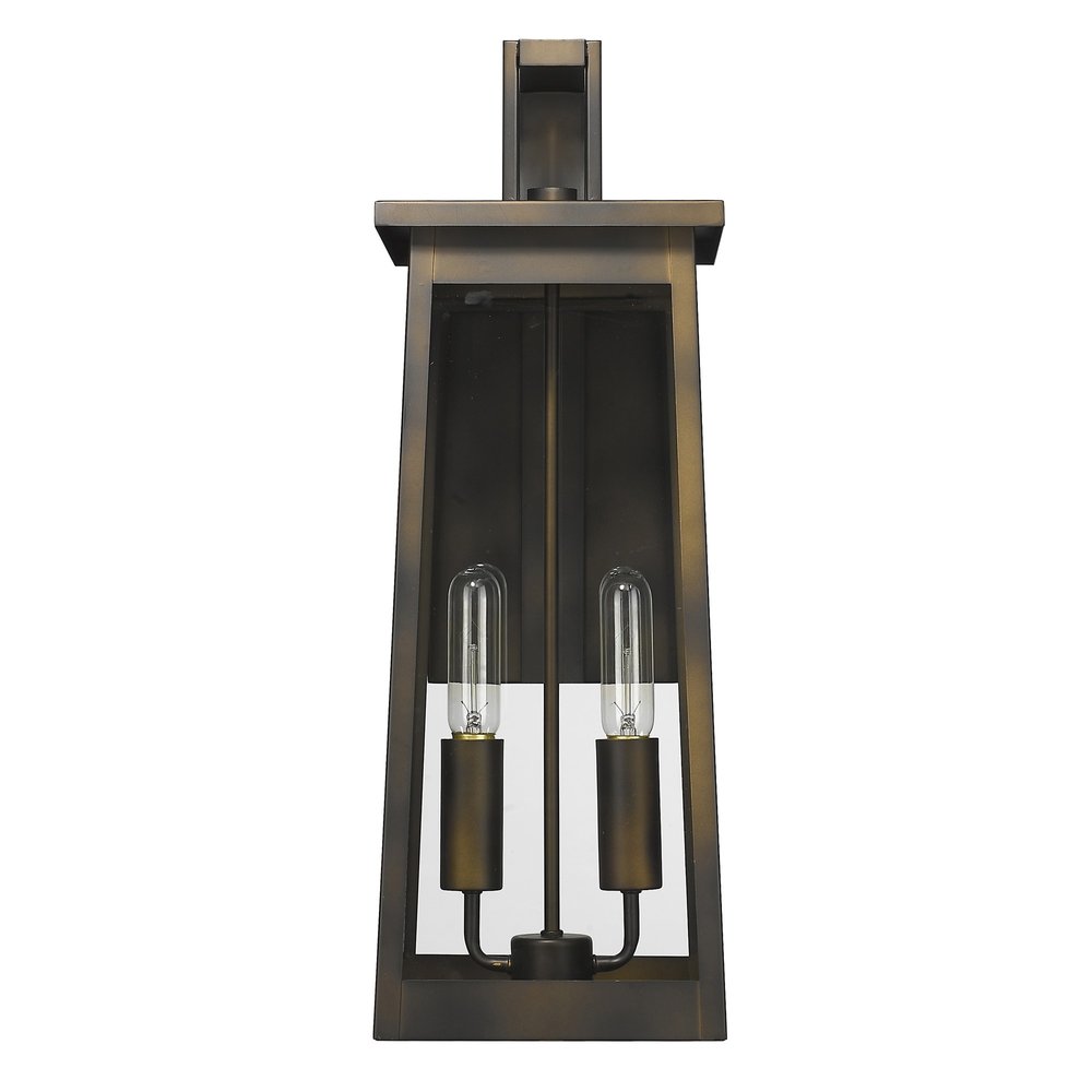Alden 2-Light Oil-Rubbed Bronze Wall Light HomeRoots