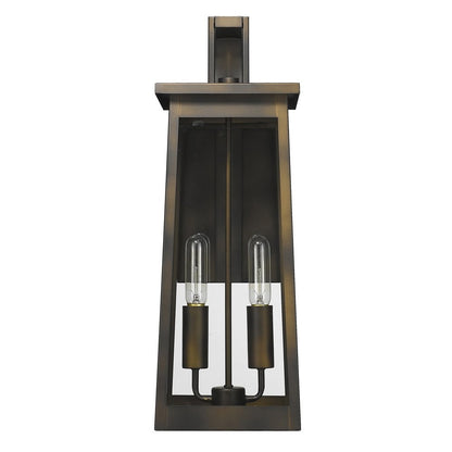 Alden 2-Light Oil-Rubbed Bronze Wall Light HomeRoots