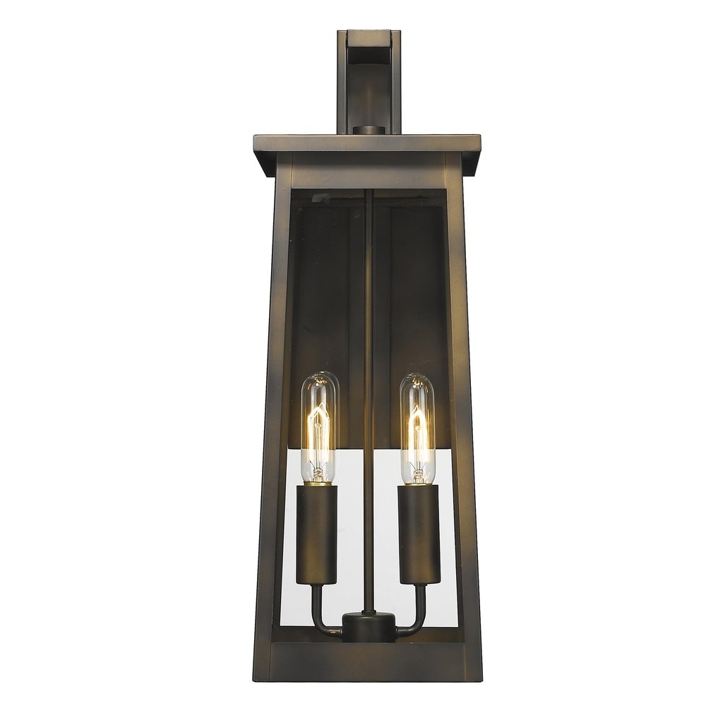 Alden 2-Light Oil-Rubbed Bronze Wall Light HomeRoots