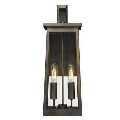 Alden 2-Light Oil-Rubbed Bronze Wall Light HomeRoots