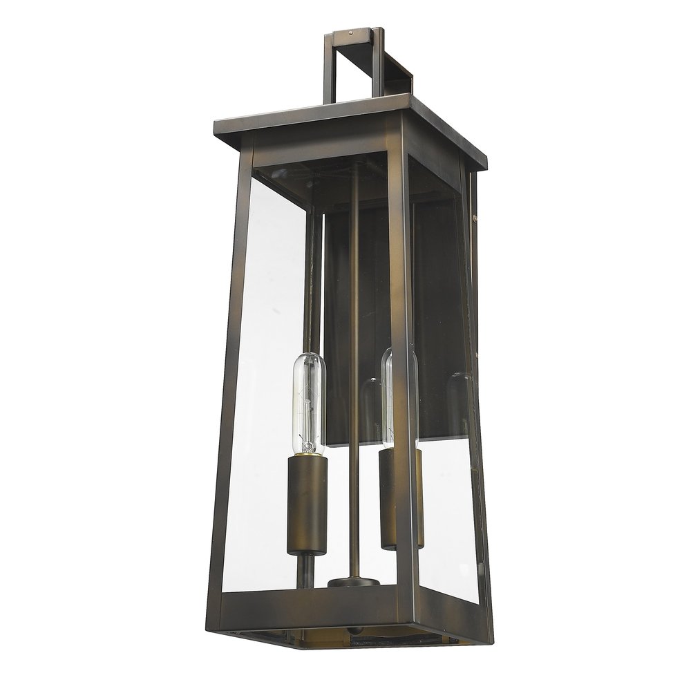 Alden 2-Light Oil-Rubbed Bronze Wall Light HomeRoots