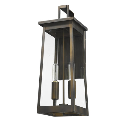 Alden 2-Light Oil-Rubbed Bronze Wall Light HomeRoots