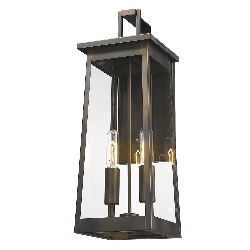 Alden 2-Light Oil-Rubbed Bronze Wall Light HomeRoots