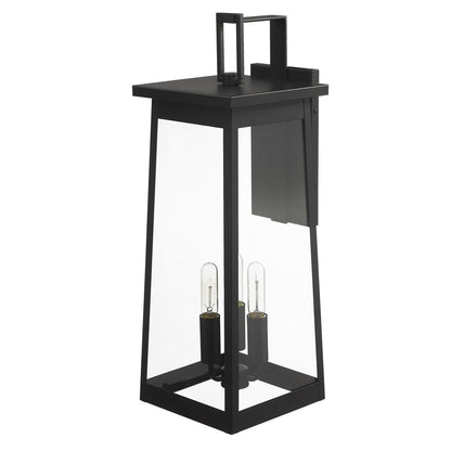 Alden 3-Light Matte Black Wall Light HomeRoots