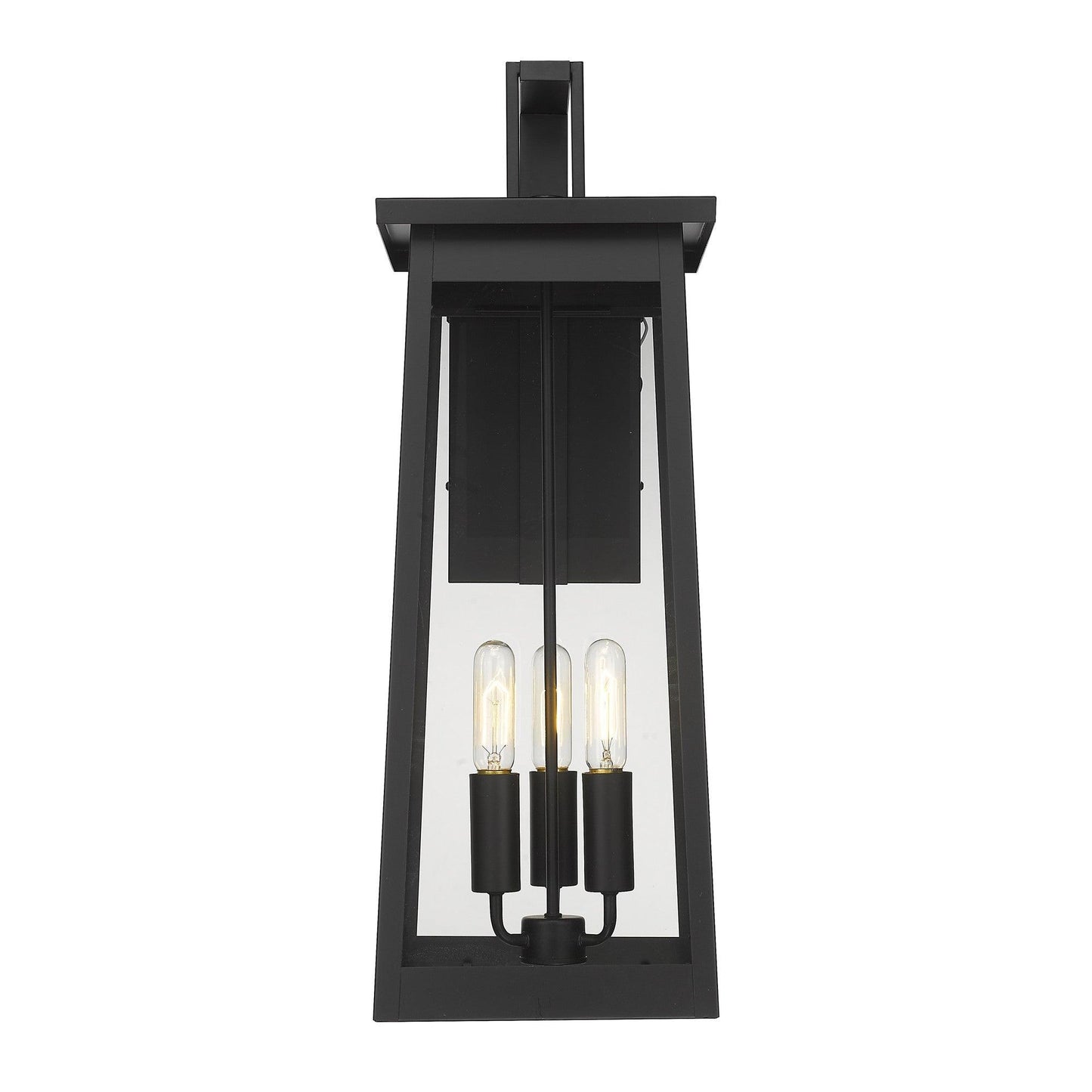 Alden 3-Light Matte Black Wall Light - FurniFindUSA