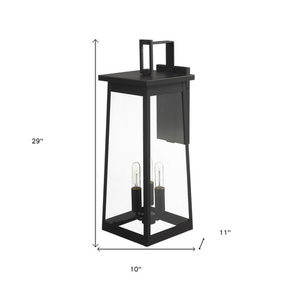 Alden 3-Light Matte Black Wall Light HomeRoots