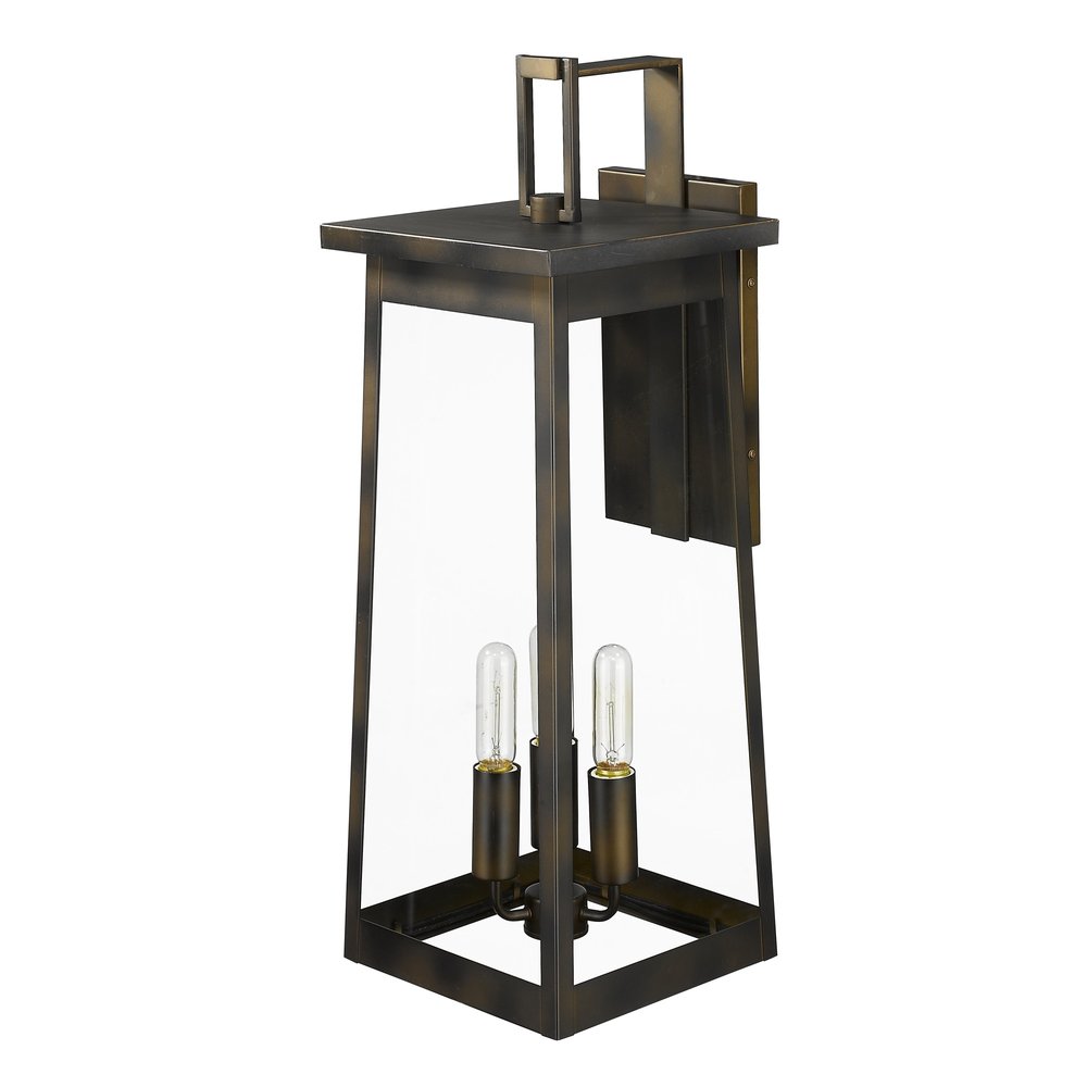 Alden 3-Light Oil-Rubbed Bronze Wall Light HomeRoots