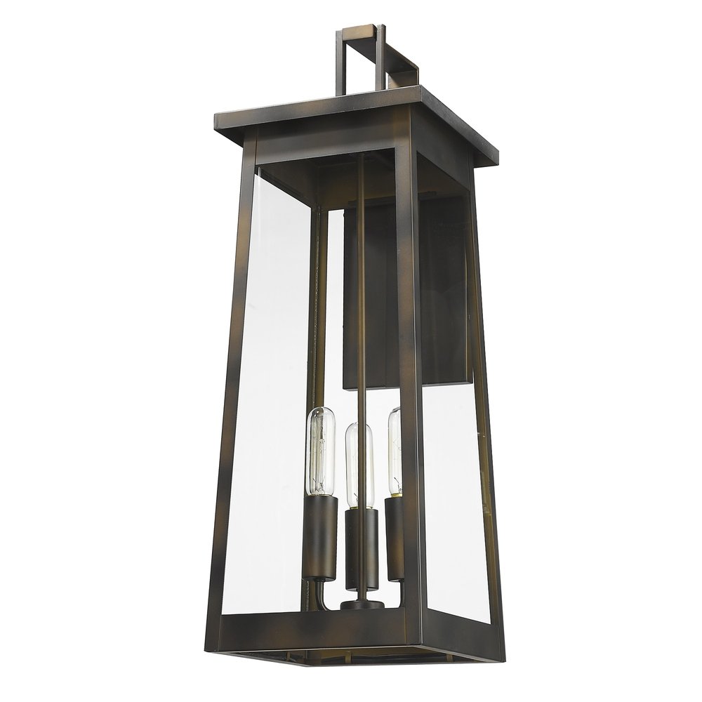 Alden 3-Light Oil-Rubbed Bronze Wall Light HomeRoots