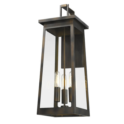 Alden 3-Light Oil-Rubbed Bronze Wall Light HomeRoots