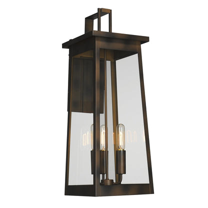 Alden 3-Light Oil-Rubbed Bronze Wall Light HomeRoots