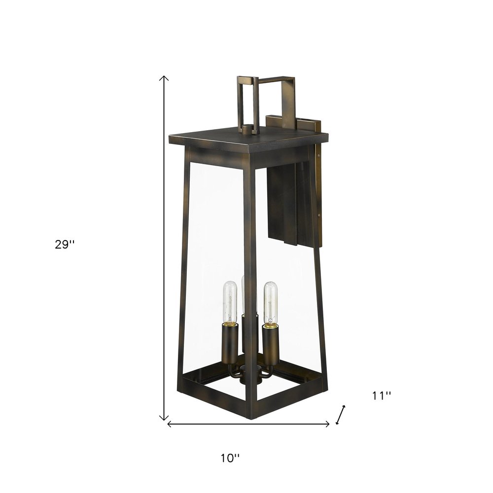 Alden 3-Light Oil-Rubbed Bronze Wall Light HomeRoots