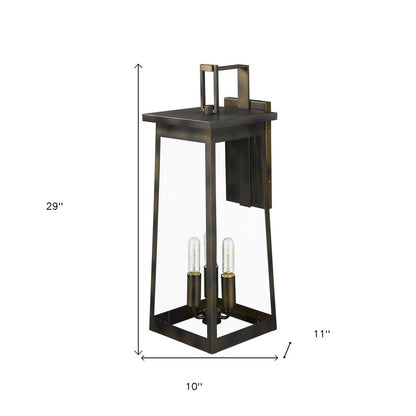 Alden 3-Light Oil-Rubbed Bronze Wall Light HomeRoots