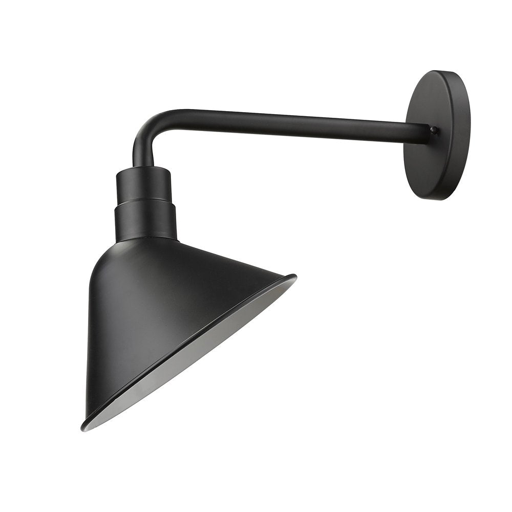 Black Dimmable Outdoor Hanging Light With Black Shades HomeRoots