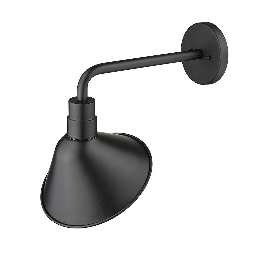 Black Dimmable Outdoor Hanging Light With Black Shades — view 5