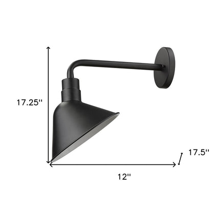 Black Dimmable Outdoor Hanging Light With Black Shades