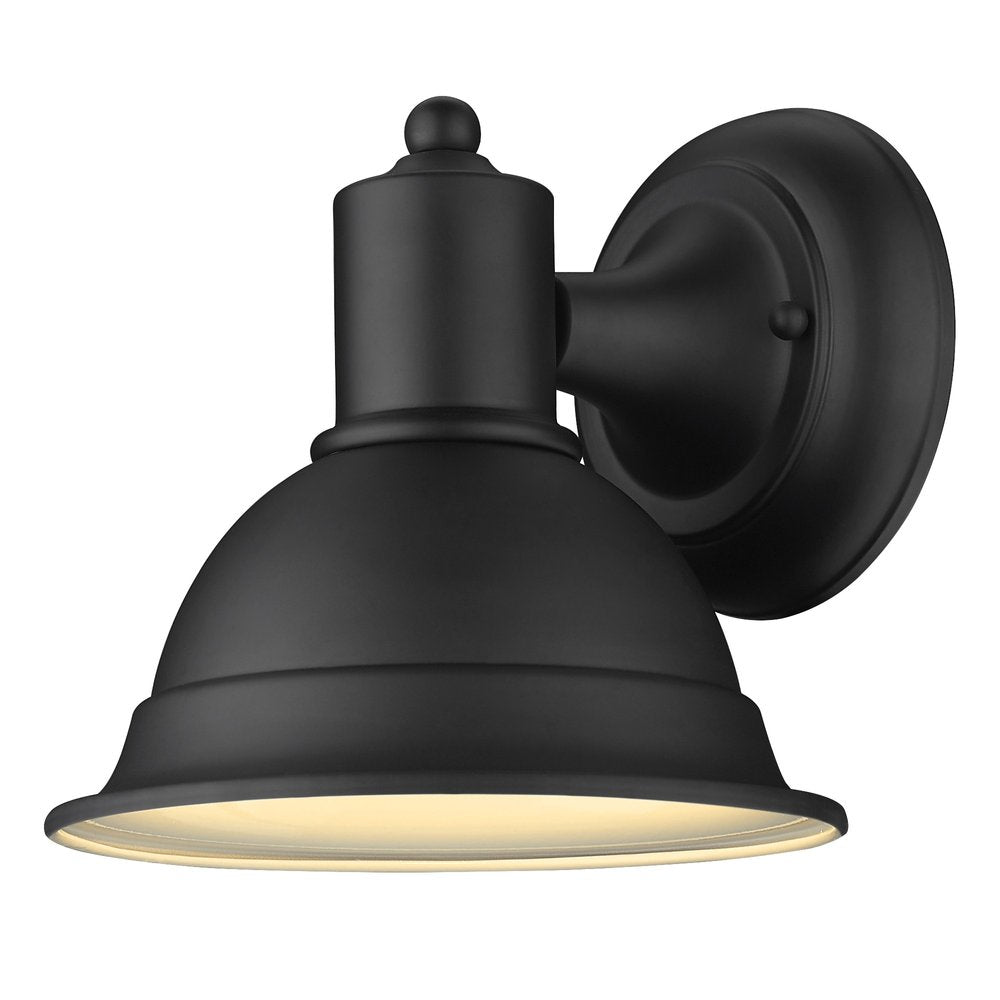 Matte Black Aluminum Wall Sconce HomeRoots