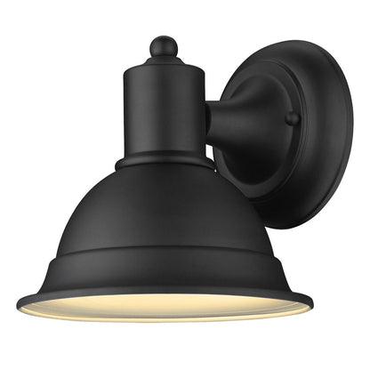 Matte Black Aluminum Wall Sconce HomeRoots