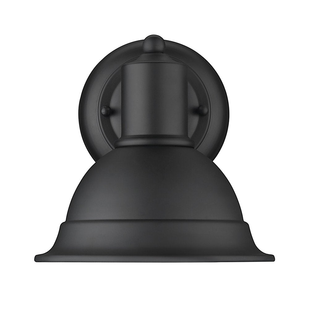 Matte Black Aluminum Wall Sconce HomeRoots