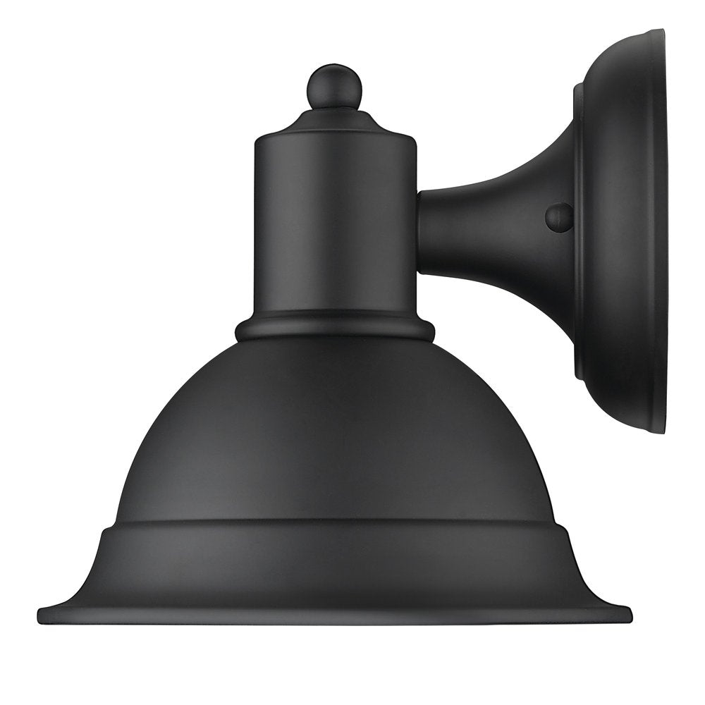 Matte Black Aluminum Wall Sconce HomeRoots