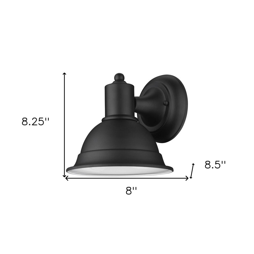 Matte Black Aluminum Wall Sconce HomeRoots