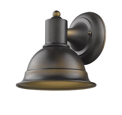 Antique Bronze Aluminum Wall Sconce HomeRoots