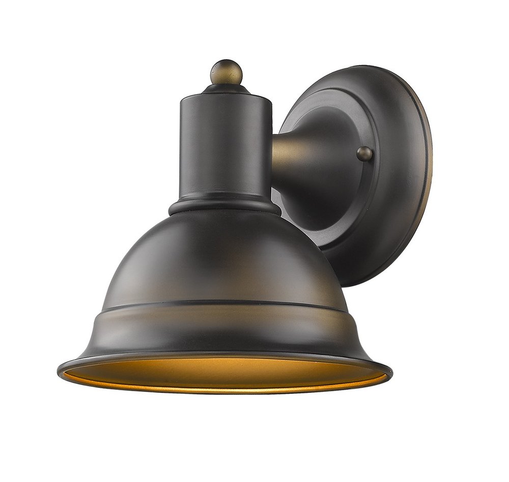 Antique Bronze Aluminum Wall Sconce HomeRoots