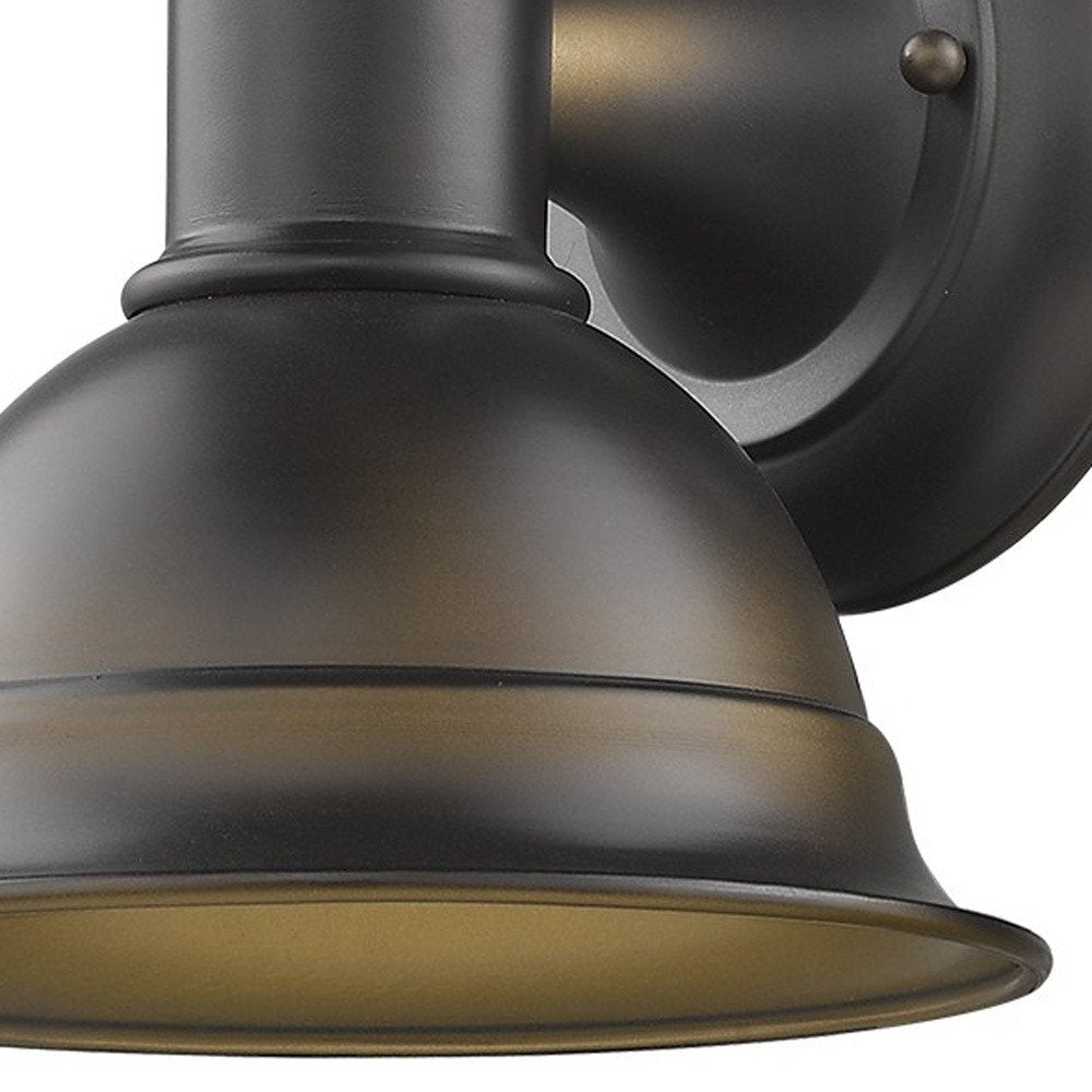 Antique Bronze Aluminum Wall Sconce HomeRoots