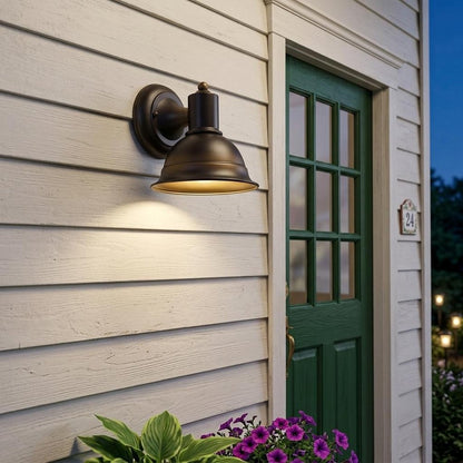 Antique Bronze Aluminum Wall Sconce HomeRoots
