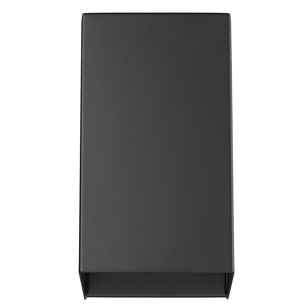 Matte Black Geometric Wall Sconce HomeRoots