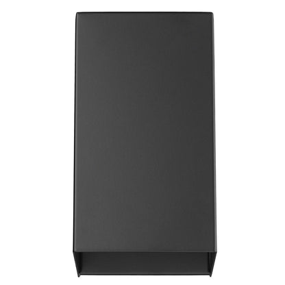 Matte Black Geometric Wall Sconce HomeRoots