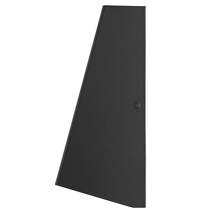 Matte Black Geometric Wall Sconce HomeRoots