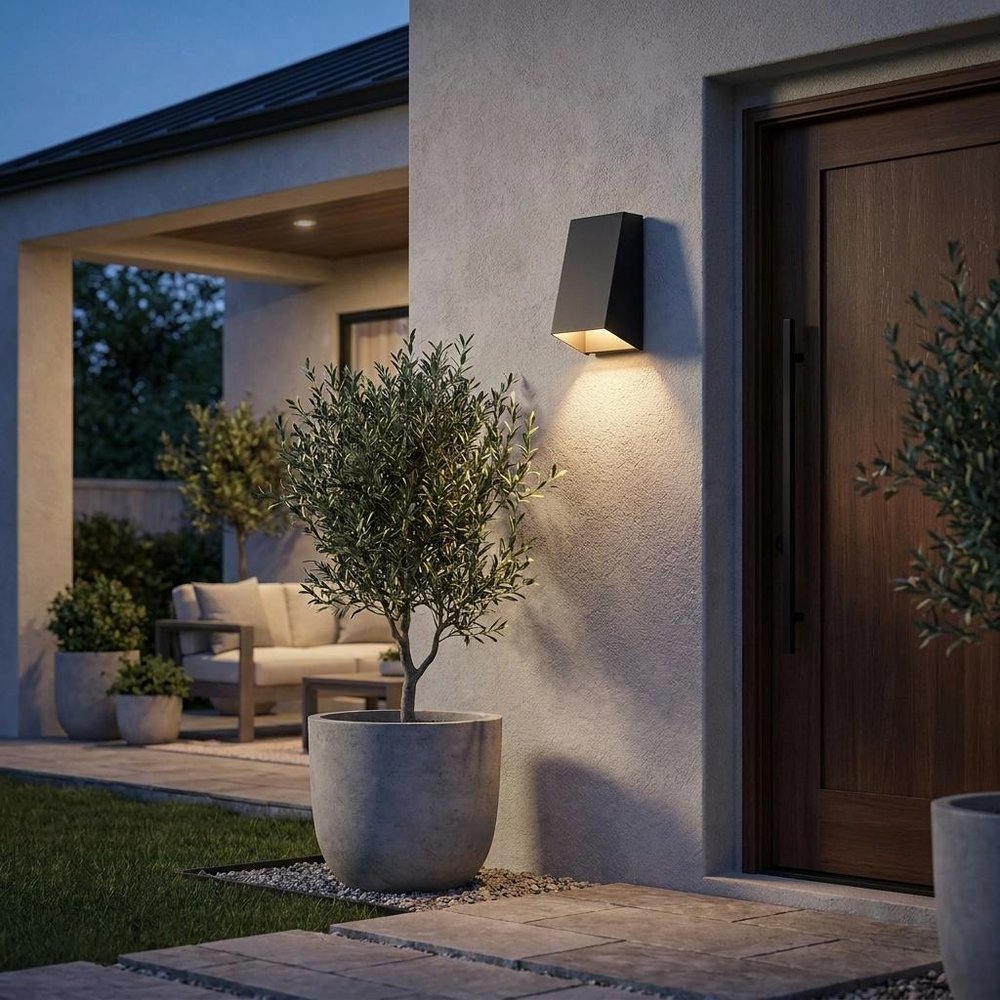 Black Dimmable Outdoor Hanging Light With Black Shades HomeRoots