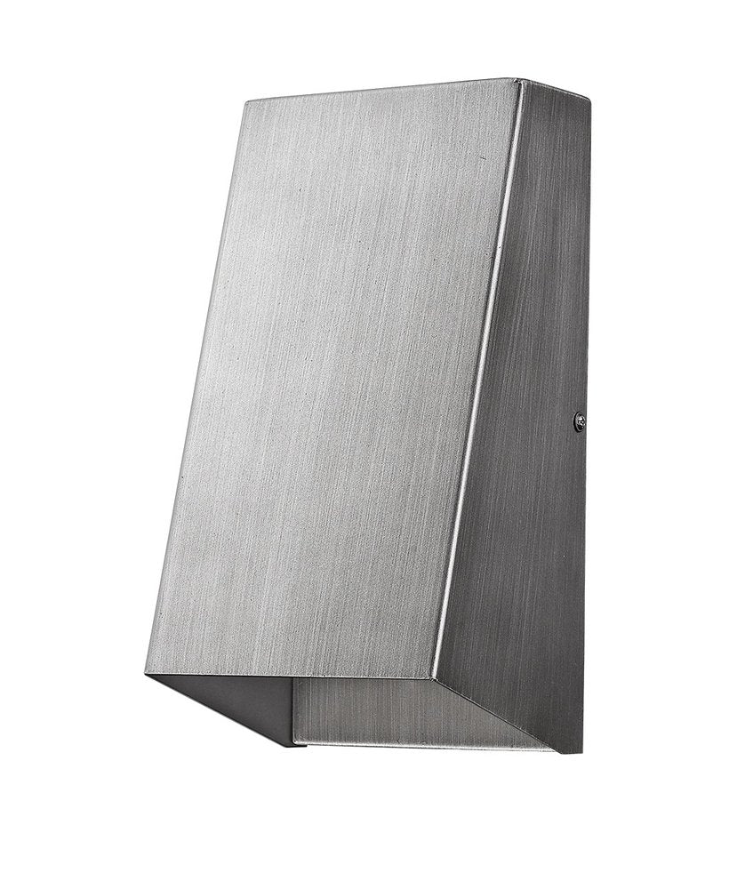 Silver Dimmable Outdoor Hanging Light With Silver Shades — view 1