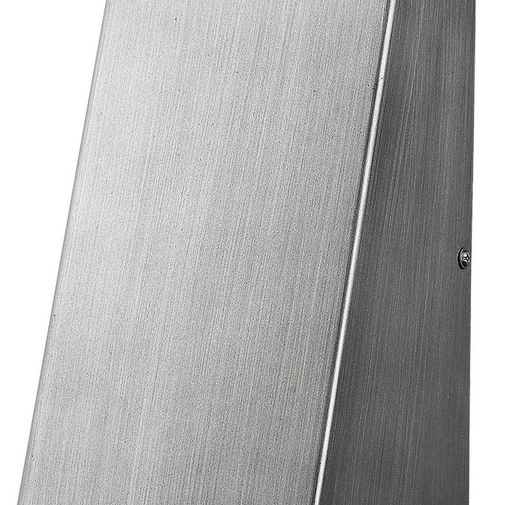 Silver Dimmable Outdoor Hanging Light With Silver Shades HomeRoots