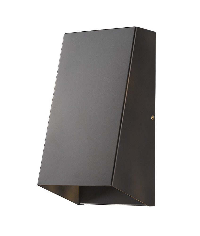 Antique Bronze Geometric Wall Sconce HomeRoots