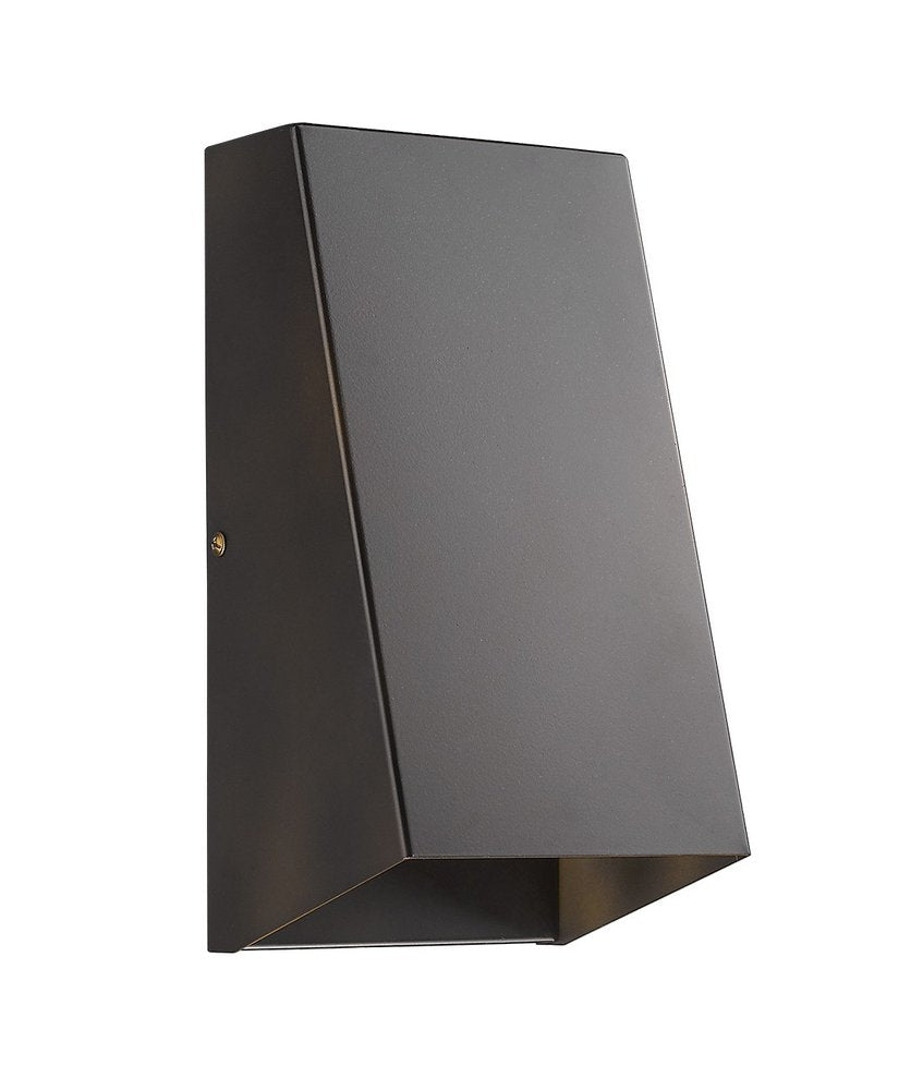 Antique Bronze Geometric Wall Sconce HomeRoots