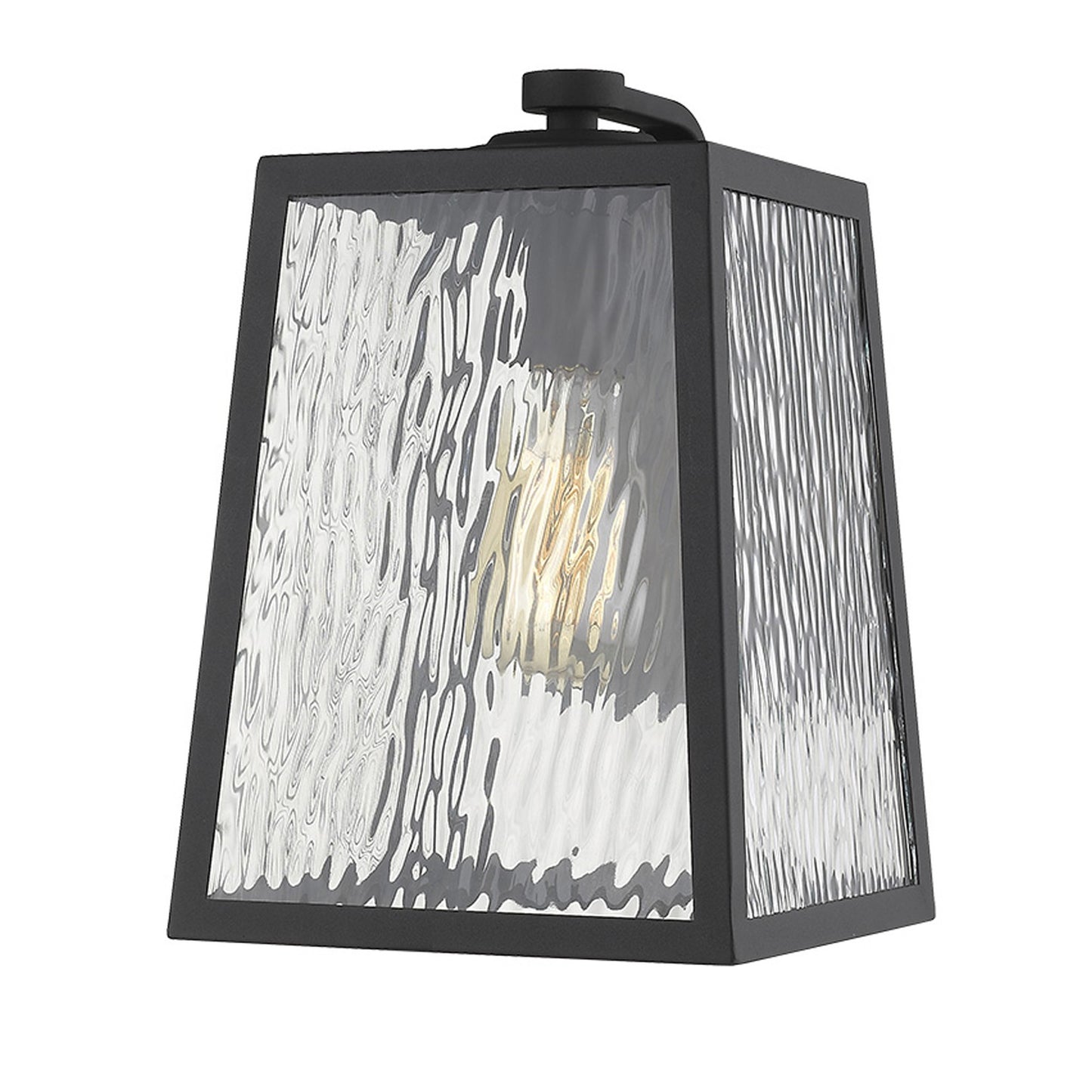 Hirche 1-Light Matte Black Wall Light