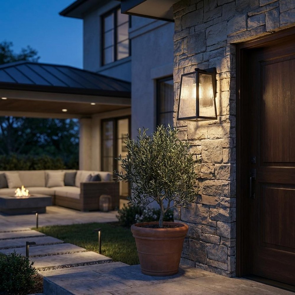Black And Clear Seeded Dimmable Outdoor Hanging Light With Black And Clear Shades HomeRoots