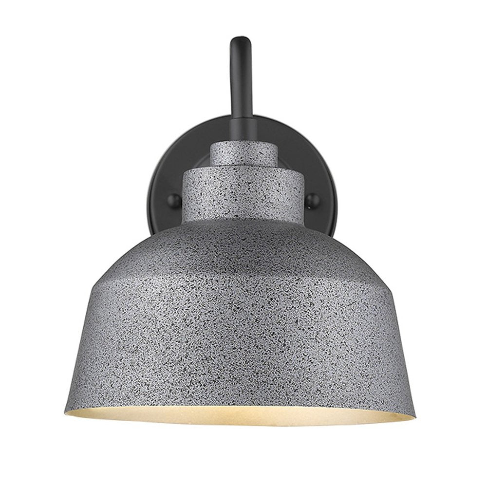 Barnes 1-Light Gray Wall Light HomeRoots
