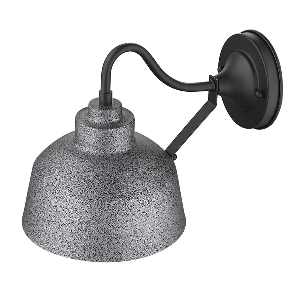 Barnes 1-Light Gray Wall Light HomeRoots