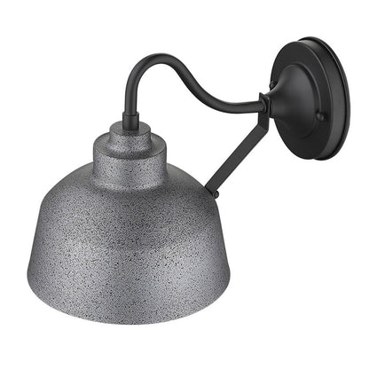 Barnes 1-Light Gray Wall Light HomeRoots