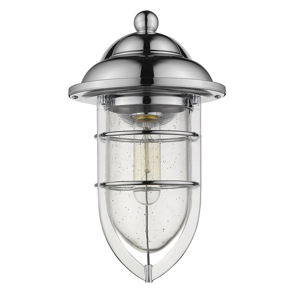 Silver Teardrop Shape Wall Sconce — view 3