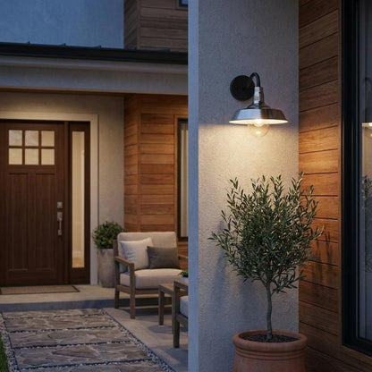 Silver Seeded Dimmable Outdoor Hanging Light With Silver Shades HomeRoots