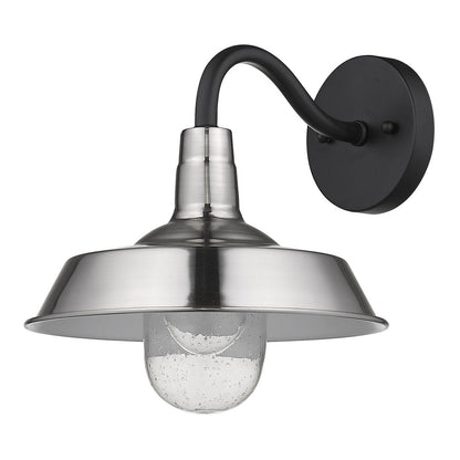 Silver Seeded Dimmable Outdoor Hanging Light With Silver Shades HomeRoots