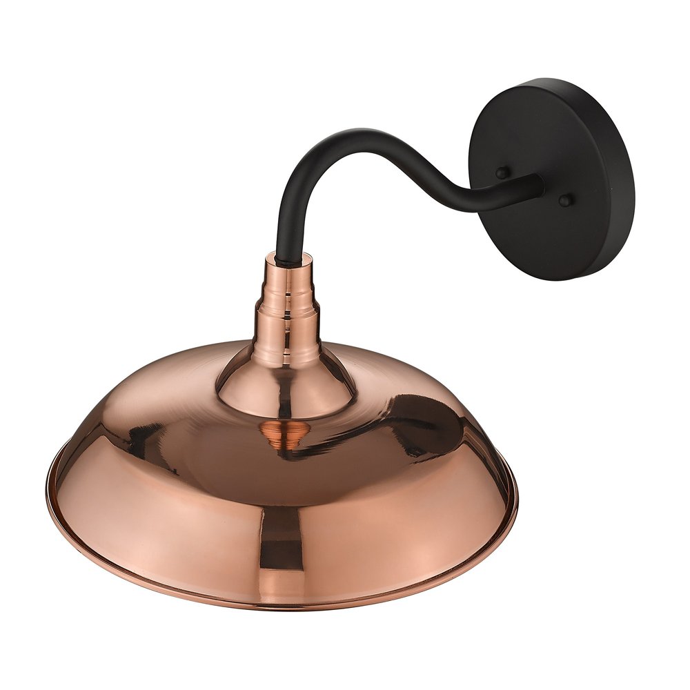 Burry 1-Light Copper Wall Light HomeRoots
