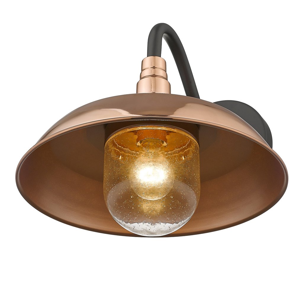 Burry 1-Light Copper Wall Light HomeRoots