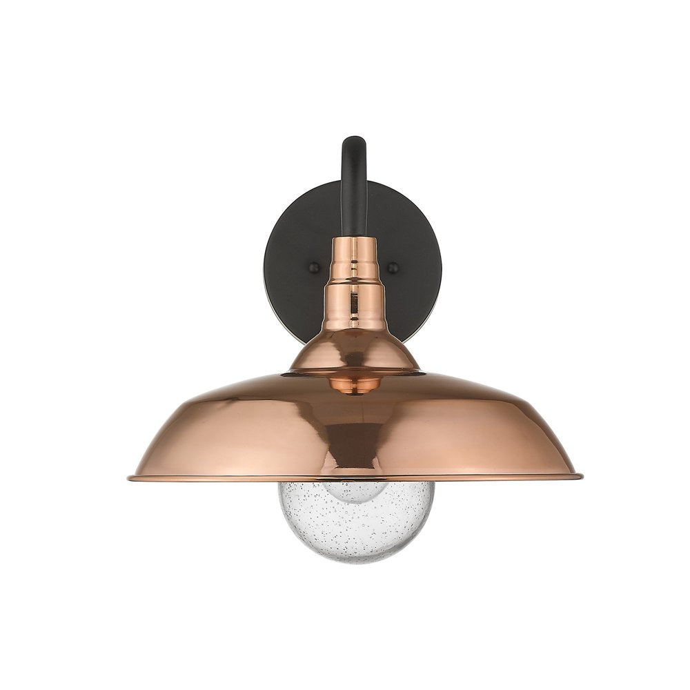 Burry 1-Light Copper Wall Light HomeRoots