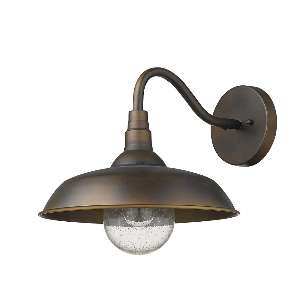 Burry 1-Light Oil-Rubbed Bronze Wall Light HomeRoots